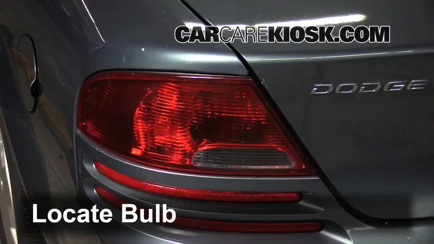 2006 Dodge Stratus SXT 2.7L V6 Lights Reverse Light (replace bulb)